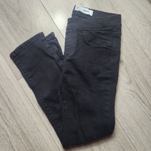 Old Navy Girls Black Denim Jeans Size 8 (NWOT)